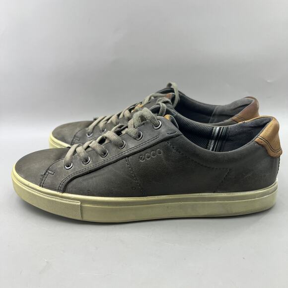 ECCO Kyle Classic Street Sneakers Men Size 9 Brown Leather Casual Comfort Shoes main image 7